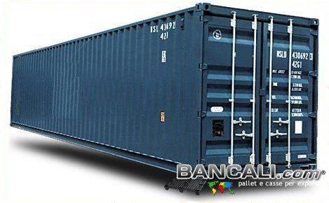 EuroPALLET per Container 83x113 Sovrapponibile 3 Binari