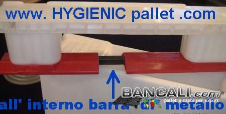 EuroPALLET  HACCP Igienico  80x120 Idoneo allo Scaffale