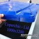 Coperchio in Plastica 1000x1200 h...mm. In HDPE per Contenitori, Box, Sovrapponibile. Peso Tara 7 Kg.