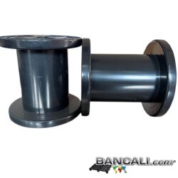 Colonna Rocchetto in Plastica a modi Candela con Diametro Flangia a Disco da 200 mm. e Piantone alto 200 mm. Peso Tara 700 gr.